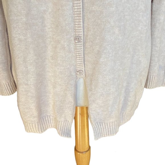 Parkhurst Embroidered Polka Dot Artsy Knit Sweater Button Back Art Deco Fall -M - Picture 8 of 13